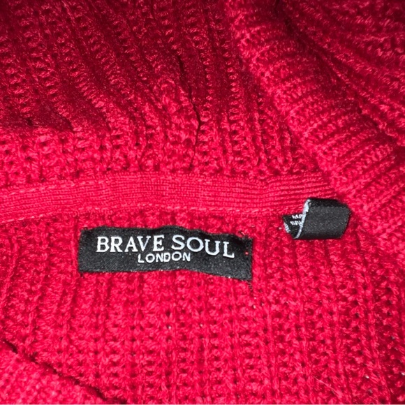 Pre Loved Plus Size Red Hooded Sweater W Drawstring Size 22/24 Great Cond - Picture 5 of 6